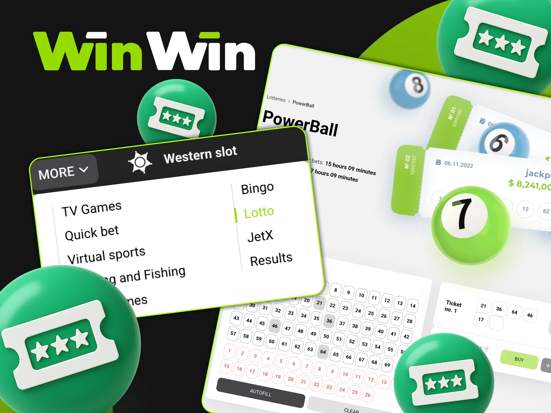 Try your luck and win with WinWin lottery.